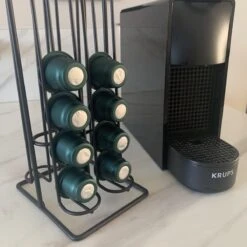 Nespresso Capsule Support Zwart - 32 Capsules - Tasses à Café Holder - Porte - Gobelets Pour Café Capsules -Cuisine Fournitures Magasin 1200x1200 916