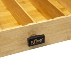 Five Porte-capsule En Métal Noir Et Bambou Naturel | Convient Aux Tasses à Café Nespresso, Vertuo, Dolce Gusto -Cuisine Fournitures Magasin 1200x1200 948