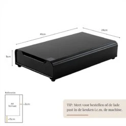 Kitchen Lab Co Co.® Porte-capsule à Café Avec Tiroir - Convient Pour Nespresso, Dolce Gusto Et Nespresso Vertuo - Incl. E-book De Recettes De Café 15 Kitchen Lab Co Co.® Porte-capsule à Café Avec Tiroir - Convient Pour Nespresso, Dolce Gusto Et Nespresso Vertuo - Incl. E-book De Recettes De Café -Cuisine Fournitures Magasin 1200x1200 951