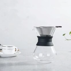 Filtre à Café Professionnel En Acier Inoxydable - Réutilisable - Avec Brosse - Sans Papier - Eco Friendly - Filtre à Café Pour Faire Du Café - Filtre Permanent - Restaurant / Café -Cuisine Fournitures Magasin 1200x1200 999