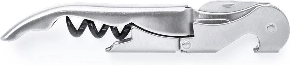Tire-bouchon / Ouvre-bouteille En Acier Inoxydable Argenté 3 En 1 - Ouvre-bouteille à Vin / Ouvre-bouteille à Bière - Accessoires De Cuisine - Coffret Cadeau 1 Tire-bouchon / Ouvre-bouteille En Acier Inoxydable Argenté 3 En 1 - Ouvre-bouteille à Vin / Ouvre-bouteille à Bière - Accessoires De Cuisine - Coffret Cadeau