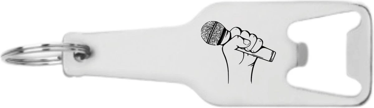 Décapsuleur Micro - Chanteur - Chanteur - Beau Cadeau Pour Quelqu'un Qui Aime Chanter - 105 X 25mm 1 Décapsuleur Micro - Chanteur - Chanteur - Beau Cadeau Pour Quelqu'un Qui Aime Chanter - 105 X 25mm