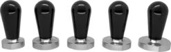 Expresso écarlate | Tamper "Elegant" Pour Barista; Avec Poignée Ergonomique En Aluminium Et Base En Acier Inoxydable De Précision; Pour Une Extraction Parfaite Avec Des Machines De Sérigraphie. Noir 51 Mm -Cuisine Fournitures Magasin 1200x370