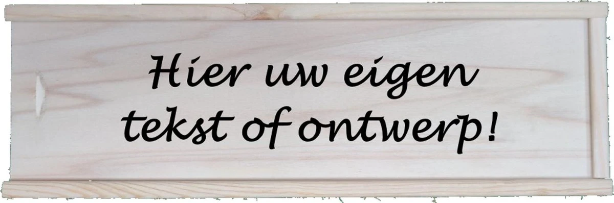 Boîte à Vin à 1 Compartiment Personnalisée Avec Votre Eigen Texte Ou Design ! Cadeau Idéal Pour La Fête Des Mères, Par Exemple. Porte-vin - Boîte à Vin - Boîte à Boisson - Boîte En Bois 2 Boîte à Vin à 1 Compartiment Personnalisée Avec Votre Eigen Texte Ou Design ! Cadeau Idéal Pour La Fête Des Mères, Par Exemple. Porte-vin - Boîte à Vin - Boîte à Boisson - Boîte En Bois – Image 2
