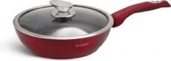 Edënbërg Red Line - Batterie De Cuisine De Luxe De 12 Pièces En Aluminium Forgé - Rouge / Métallisé 18 Edënbërg Red Line - Batterie De Cuisine De Luxe De 12 Pièces En Aluminium Forgé - Rouge / Métallisé -Cuisine Fournitures Magasin 1200x432