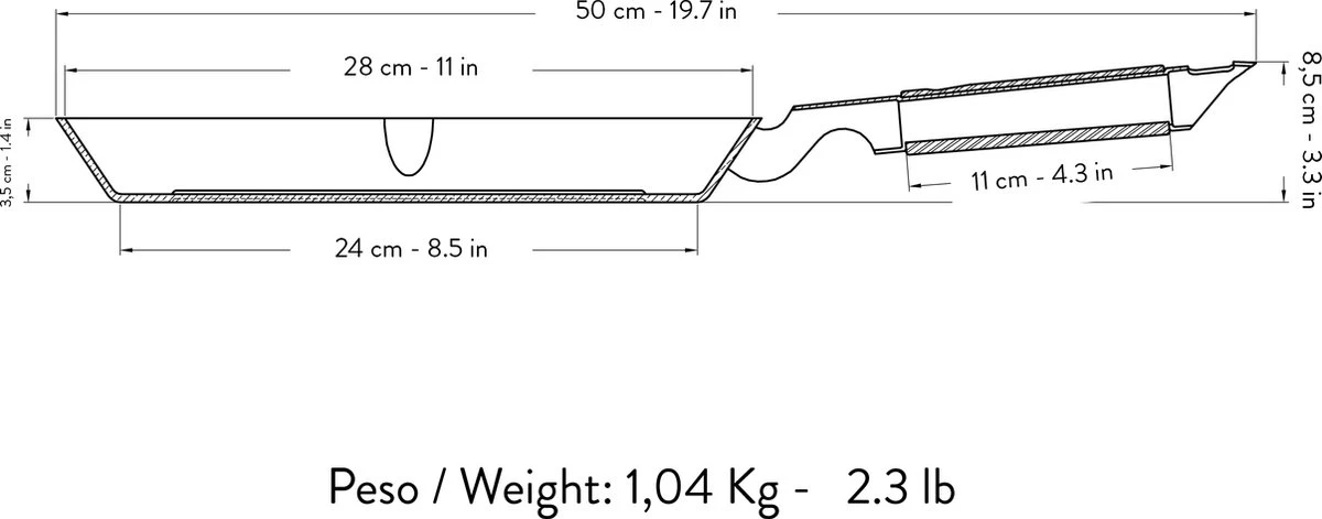 Primecook - Poêle à Griller - 28 X 28 Cm - Sans PFAS - Induction - Revêtement Antiadhésif Ecoshield Sûr Et Résistant à L'usure 5 Primecook - Poêle à Griller - 28 X 28 Cm - Sans PFAS - Induction - Revêtement Antiadhésif Ecoshield Sûr Et Résistant à L'usure – Image 5