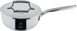 Saveur Selects Série Voyage - Casserole Inox Induction - 20cm - Avec Couvercle - Sans PFAS - Garantie à Vie