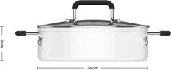 Pot à Soupe Brango® 4 Litres - Antiadhésif - Casserole à Induction - Pan à Casseroles à Soupe - Casseroles Et Poêles - Casserole 4L - Avec Couvercle - Lavable Au Lave-vaisselle - Aluminium 7 Pot à Soupe Brango® 4 Litres - Antiadhésif - Casserole à Induction - Pan à Casseroles à Soupe - Casseroles Et Poêles - Casserole 4L - Avec Couvercle - Lavable Au Lave-vaisselle - Aluminium -Cuisine Fournitures Magasin 1200x496