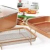 Livington Copperline WonderCooker - Ensemble De Cuisine 14 En 1 - Casserole, Poêle à Griller, Mijoteuse Et Plus - Ensemble De Cuisine Pour Tous Les Types De Cuisinières, Y Compris L'induction