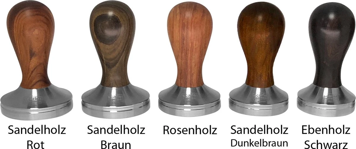 Expresso écarlate | Tamper "Classic" Pour Barista; Avec Poignée Ergonomique En Bois Précieux Et Base En Acier Inoxydable De Précision. Palissandre + Planche De Bois 53 Mm 5 Expresso écarlate | Tamper "Classic" Pour Barista; Avec Poignée Ergonomique En Bois Précieux Et Base En Acier Inoxydable De Précision. Palissandre + Planche De Bois 53 Mm – Image 5