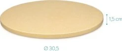 Navaris Pour Four XL - Plaque à Pizza En Pierre Naturelle - Plaque à Pizza Pour Au Four Ou Au Barbecue - Pierre à Pain - Ronde - Diamètre 30,5 Cm 12 Navaris Pour Four XL - Plaque à Pizza En Pierre Naturelle - Plaque à Pizza Pour Au Four Ou Au Barbecue - Pierre à Pain - Ronde - Diamètre 30,5 Cm -Cuisine Fournitures Magasin 1200x508 1