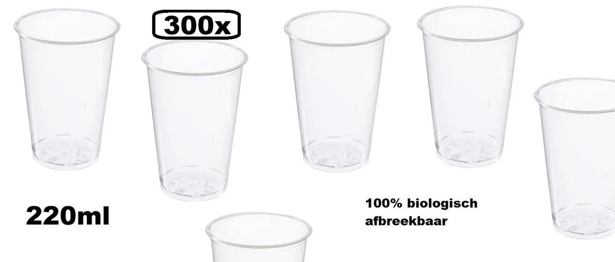 300x Verre De Limonade 220 Ml Nouvelle Génération - 100% Boisson Biodégradable Limonade Soda Eau Cola Carnaval Fête à Thème Festival 1 300x Verre De Limonade 220 Ml Nouvelle Génération - 100% Boisson Biodégradable Limonade Soda Eau Cola Carnaval Fête à Thème Festival