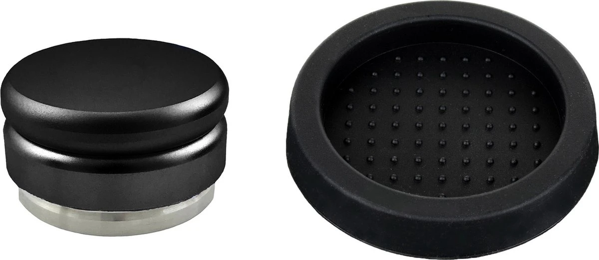 Expresso écarlate | Tamper "Flat" Pour Barista; Pour Une Extraction Parfaite Avec Des Machines Porte-tamis; Pour Tamis D'un Diamètre De 58 Mm; Conception Robuste Avec Un Poids De 490 G. Zwart + Stambordje 1 Expresso écarlate | Tamper "Flat" Pour Barista; Pour Une Extraction Parfaite Avec Des Machines Porte-tamis; Pour Tamis D'un Diamètre De 58 Mm; Conception Robuste Avec Un Poids De 490 G. Zwart + Stambordje