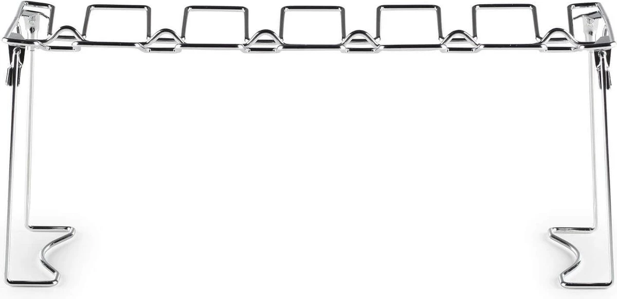 Rosmarino Blacksmith Chicken Wing Rack - Accessoires De BBQ - Outils De Barbecue - Acier Inoxydable - Ailes De Poulet - Pilons - Hotwings 4 Rosmarino Blacksmith Chicken Wing Rack - Accessoires De BBQ - Outils De Barbecue - Acier Inoxydable - Ailes De Poulet - Pilons - Hotwings – Image 4