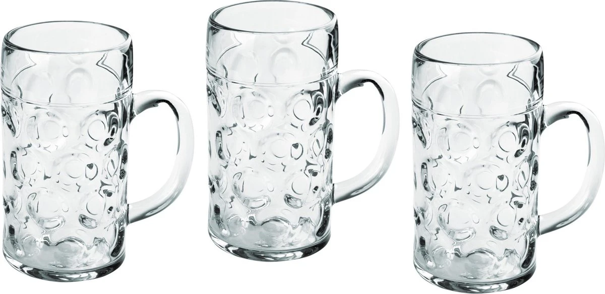 6x Chopes à Bière à Bière / Verres à Bière 1 Litre / 100 Cl / 1000 Ml De Plastique Incassable - Chopes 1 Litre - Chope Fête De La Bière / Oktoberfest - Chope à Bière Verres 1 6x Chopes à Bière à Bière / Verres à Bière 1 Litre / 100 Cl / 1000 Ml De Plastique Incassable - Chopes 1 Litre - Chope Fête De La Bière / Oktoberfest - Chope à Bière Verres