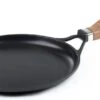 Rosmarino Black Line - Poêle à Crêpes - Ø28cm - 100% Sans PFAS & PFOA - Fonte D'aluminium - Revêtement Minéral Antiadhésif - Poignée Ergonomique - Convient à Tous Feux & Lave-vaisselle