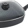 Swiss Diamond - XD Sauteuse - Poêlon Revêtement Antiadhésif - Carré - 28x28cm - Avec Couvercle - Induction