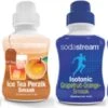 PACK AVANTAGE SODASTREAM - 2x Ice Tea Peach & 2x Isotonic Pamplemousse - Orange (4 Bouteilles)