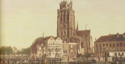 Boîte à Vin - Old Cityscape Dordrecht Church And Harbour - Tirage Photo Ancien Sur Boîte En Bois - 19x36 Cm -Cuisine Fournitures Magasin 1200x615 6