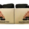 Briquettes De Tourbe - Blocs De Tourbe - Gazon - 2x 14 Pièces - Bois De Haardhout - Poêle - Cheminée - 2x 14 Kg (2 Boîtes)