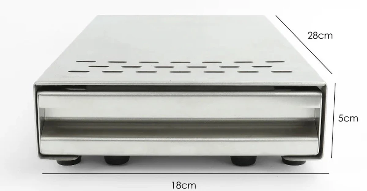 Mini Plateau à Tasses - Argent - Acier Inoxydable - 25cm X 18cm X 8cm - Batteur à Café 7 Mini Plateau à Tasses - Argent - Acier Inoxydable - 25cm X 18cm X 8cm - Batteur à Café – Image 7