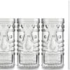 4x Verres à Verres à Cocktail / Verres Mai Tai Transparents 490 Ml - Y Compris 4x Pailles En Verre Réutilisables