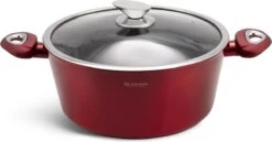 Edënbërg Red Line - Batterie De Cuisine De Luxe De 12 Pièces En Aluminium Forgé - Rouge / Métallisé 15 Edënbërg Red Line - Batterie De Cuisine De Luxe De 12 Pièces En Aluminium Forgé - Rouge / Métallisé -Cuisine Fournitures Magasin 1200x625 4