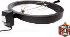 Rôtissoire Tools4Grill | Broche De Gril | Rôtisserie TBV 18 Pouces BBQ 45,5 Cm Taille Extérieure