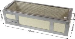 SousVideTools - 16062 - Grill Long Kasai Konro Avec Cadre En Acier Inoxydable - BBQ Hibachi De Style Traditionnel Japonais -Cuisine Fournitures Magasin 1200x633