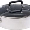 Pot à Soupe Brango® 4 Litres - Antiadhésif - Casserole à Induction - Pan à Casseroles à Soupe - Casseroles Et Poêles - Casserole 4L - Avec Couvercle - Lavable Au Lave-vaisselle - Aluminium