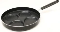 YILTEX - Poêle à Crêpes / Poffertjespan Induction - Poffertjespan - Poffertjes Maker - 26cm - Zwart