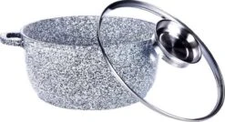 Line Edënbërg Stonetec - Casserole De Luxe En Aluminium Avec Couvercle - Ø 16 Cm - 1,25 Litres