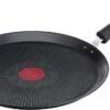 Tefal Ultimate Crepiere, 3 X TITANIUM Crêperie 25 Cm - Profondeur 2 Cm - Toutes Sources De Chaleur - également Induction - SANS PFOA - Va Au Lave-vaisselle