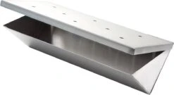 Boîte Fumoir ALL'GRILL En Acier Inoxydable En Forme De V 22 X 10 X 5,5 Cm - Boîte Fumoir - Boîte Fumoir - Boîte Fumoir Barbecue