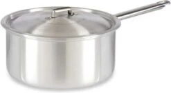 Casserole/saucière/saucière Couleur Argent 41 X 24 X 12 Cm En Aluminium De 4 Litres - Avec Couvercle Pratique - Casseroles De Cuisson