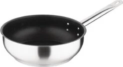 Vogue Platinum Plus Acier Inoxydable Sauteuse Induction Antiadhésive 24cm - Vogue FC099 - Hôtellerie & Professionnel