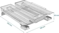 Générateur De Fumée Froide Pour Barbecue - Fumoir Inox En Forme De M - 190 X 225 X 45 Mm - Maille 2 Mm - Fumoir Barbecue Pour 5 à 20 Heures De Fumage - Plus: Crochet Jupe & Farine à Fumée 11 Générateur De Fumée Froide Pour Barbecue - Fumoir Inox En Forme De M - 190 X 225 X 45 Mm - Maille 2 Mm - Fumoir Barbecue Pour 5 à 20 Heures De Fumage - Plus: Crochet Jupe & Farine à Fumée -Cuisine Fournitures Magasin 1200x663 7