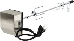 BBQNovation Electric Rotisserie Deluxe Avec Broche En Acier Inoxydable Extra Longue Adaptée à La Plupart Des Barbecues Au Gaz -Cuisine Fournitures Magasin 1200x665 1