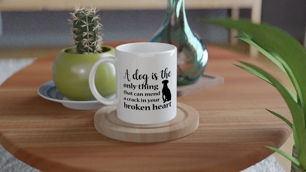 Un Chien Can Réparer Une Fissure Dans Votre Tasse En Céramique De Coeur Brisé, Belle Tasse Cadeau Pour Les Propriétaires De Chiens, Une Tasse Cadeau Pour Vos Proches, D015-177W, 11 Oz, 6 Un Chien Can Réparer Une Fissure Dans Votre Tasse En Céramique De Coeur Brisé, Belle Tasse Cadeau Pour Les Propriétaires De Chiens, Une Tasse Cadeau Pour Vos Proches, D015-177W, 11 Oz, – Image 6