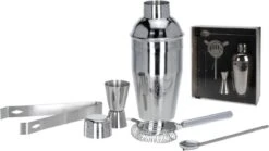 Ensemble Shaker à Cocktail De Luxe Oneiro - Acier Inoxydable - 5 Pièces