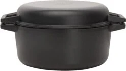 Boretti Solido 26 Cm Avec Couvercle Grill En Fonte - Tous Feux