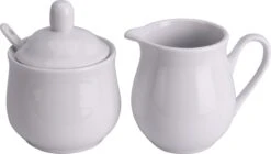 Distributeurs De Sucre Et De Lait Excellent Houseware Porcelaine 10 Cm