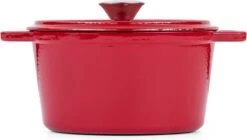 Rosmarino - Poêle En Fonte - Rouge - Ø20cm - 1,8 Litre - Poêle à Frire - 100% Sans PFAS & PFOA - Émail - Convient à Toutes Les Sources De Chaleur -Cuisine Fournitures Magasin 1200x681 2