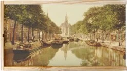 Boîte à Vin - Old City View La Haye - Turfmarkt & Nieuwe Church - Tirage Photo Ancien Sur Boîte En Bois - 19x36 Cm -Cuisine Fournitures Magasin 1200x682 8