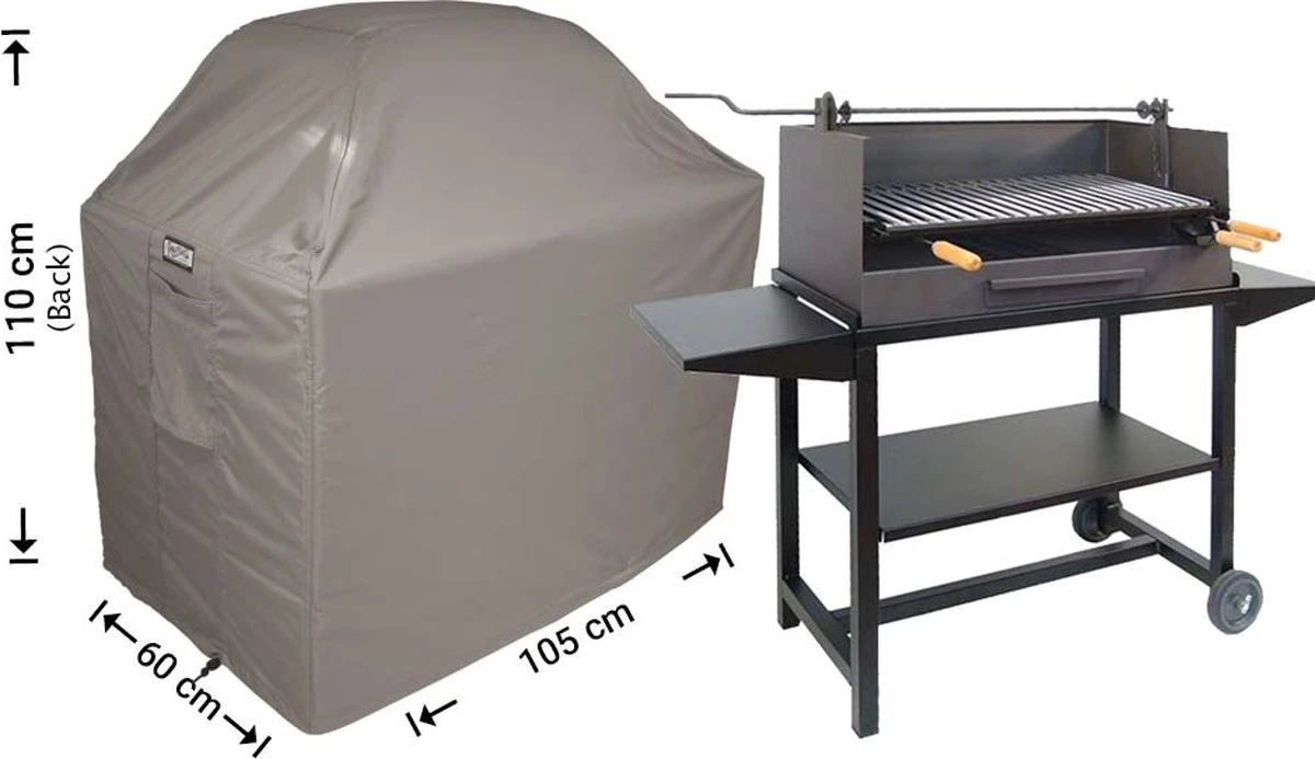 Housse Barbecue 105 X 60 H : 110/100 Cm - Housse Barbecue - RBBQ105 1 Housse Barbecue 105 X 60 H : 110/100 Cm - Housse Barbecue - RBBQ105
