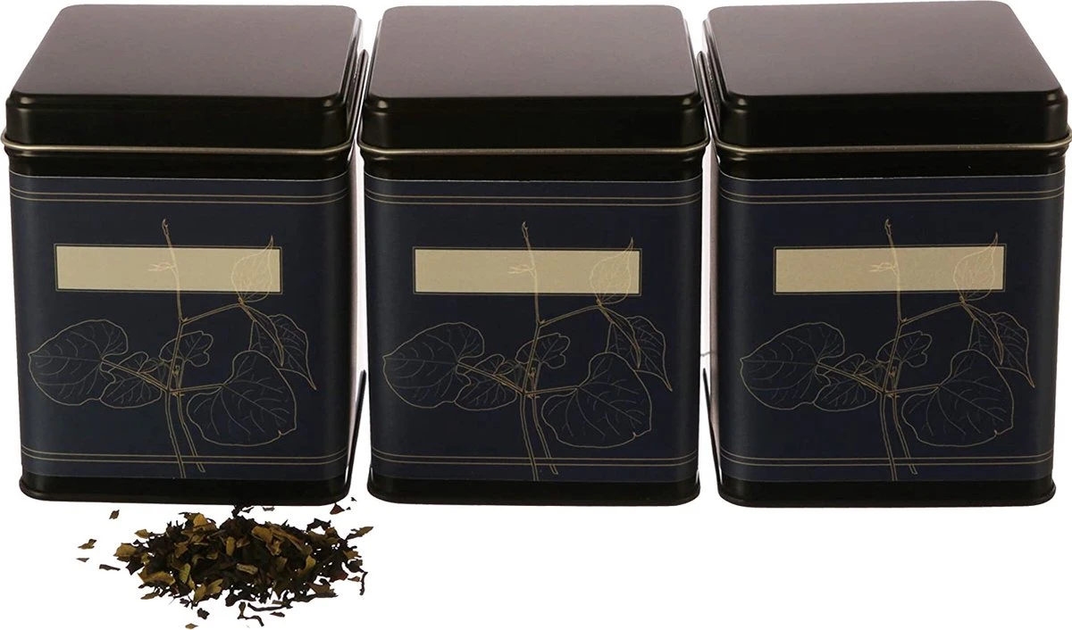 Boîte à Thé, Classique Et Carrée, 6 Pièces, Boîte De Rangement, Empilable, Y Compris 6 étiquettes Pour L'étiquetage, étanche Aux Arômes En Métal, également Idéale Comme Boîte à Farine, à Riz Ou à Biscuits 3 Boîte à Thé, Classique Et Carrée, 6 Pièces, Boîte De Rangement, Empilable, Y Compris 6 étiquettes Pour L'étiquetage, étanche Aux Arômes En Métal, également Idéale Comme Boîte à Farine, à Riz Ou à Biscuits – Image 3