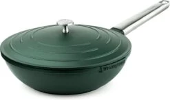 Batterie De Cuisine Westinghouse - Série Performance Poêle Wok 28 Cm + Poêle Grill 28 Cm - Vert -Cuisine Fournitures Magasin 1200x710 1