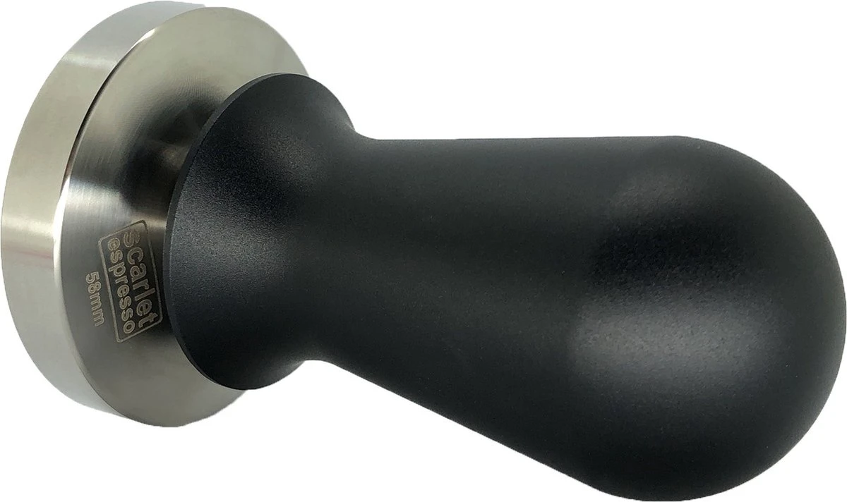 Expresso écarlate | Tamper "Perfetto" Pour Barista; Calibré à Une Pression De Contact De 35 Lb; Avec Manche En Aluminium Ou En Bois Fin Et Base En Acier Inoxydable De Précision. 4 Expresso écarlate | Tamper "Perfetto" Pour Barista; Calibré à Une Pression De Contact De 35 Lb; Avec Manche En Aluminium Ou En Bois Fin Et Base En Acier Inoxydable De Précision. – Image 4
