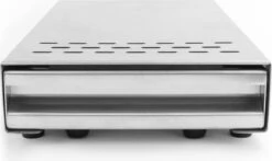 Mini Plateau à Tasses - Argent - Acier Inoxydable - 25cm X 18cm X 8cm - Batteur à Café