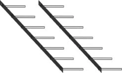 Range-bouteilles - Porte-bouteilles Pour 14 Bouteilles Montage Mural 2 Pcs Métal Noir